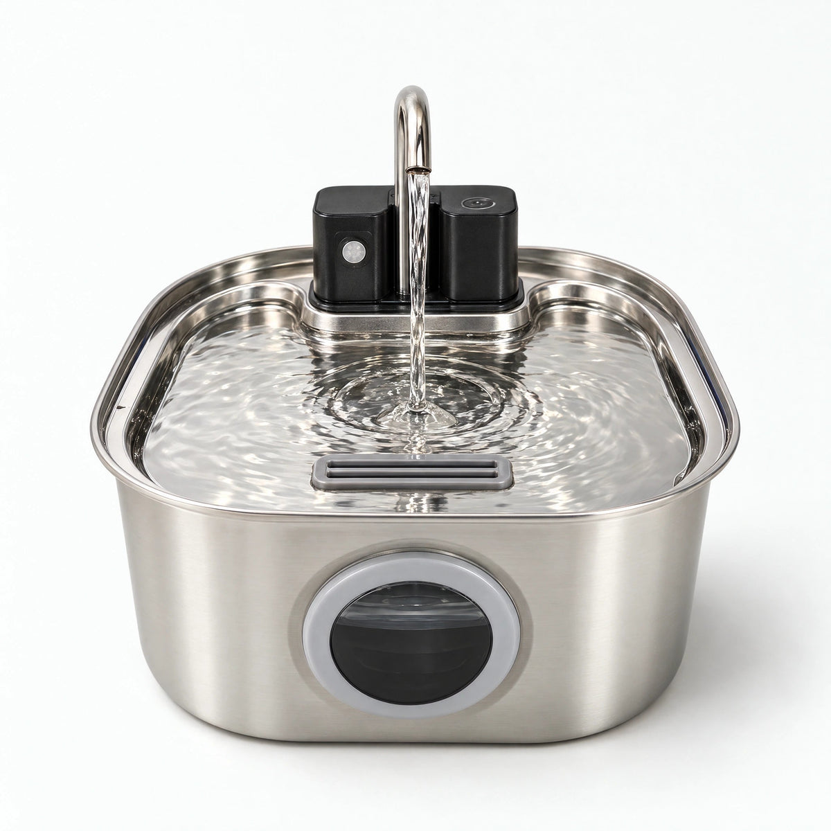 Monsef Wireless Stainless Steel Cat Fountain (3L)
