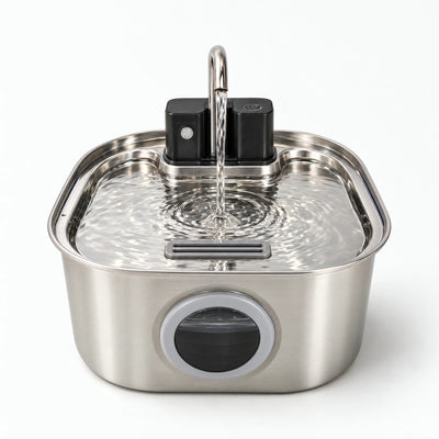 Monsef Wireless Stainless Steel Cat Fountain (3L)